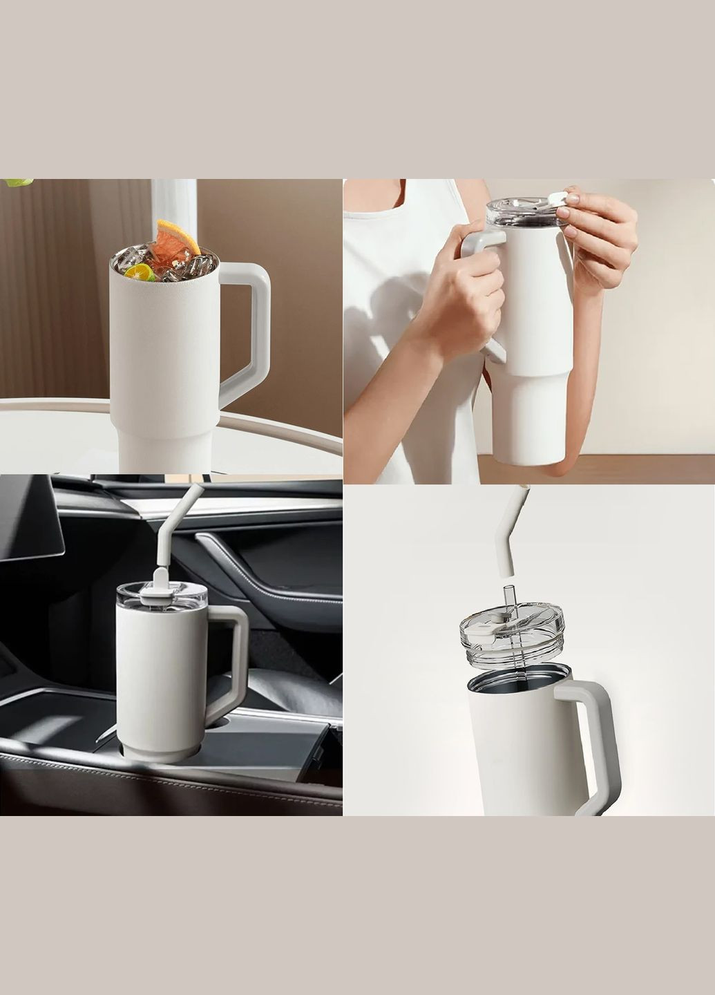 Термо- чашка (кухоль) Xiaomi Straw Mug (BHR9540GL) MiJia (342392553)