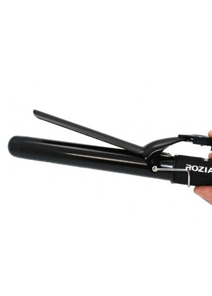Плойка для локонов HR-772 для завивки волос щипцы 28 мм Черный 65 Вт Rozia (360392637)