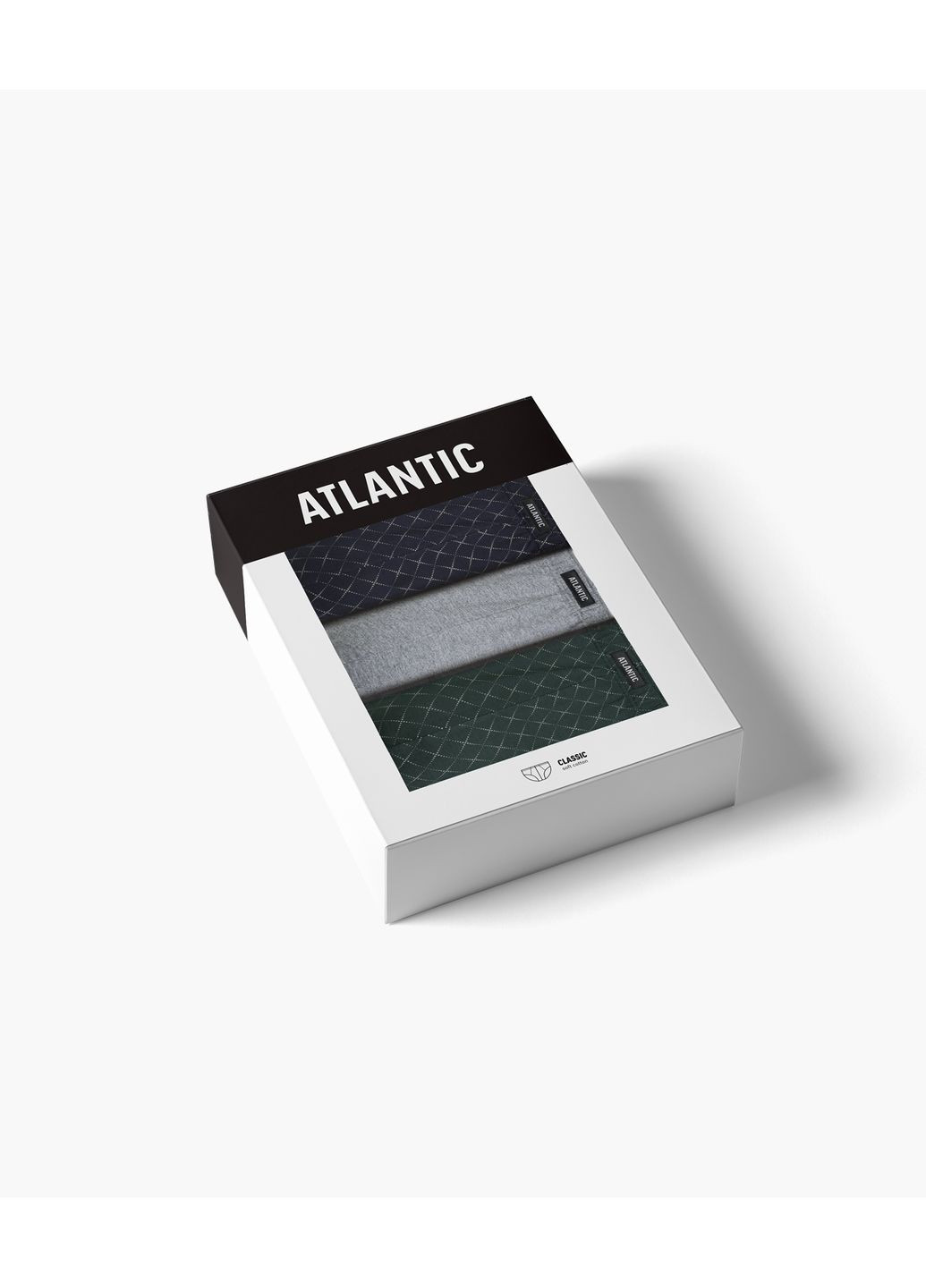 Труси чоловічі (3 шт) слипи Atlantic 3MP-205 (363969702)
