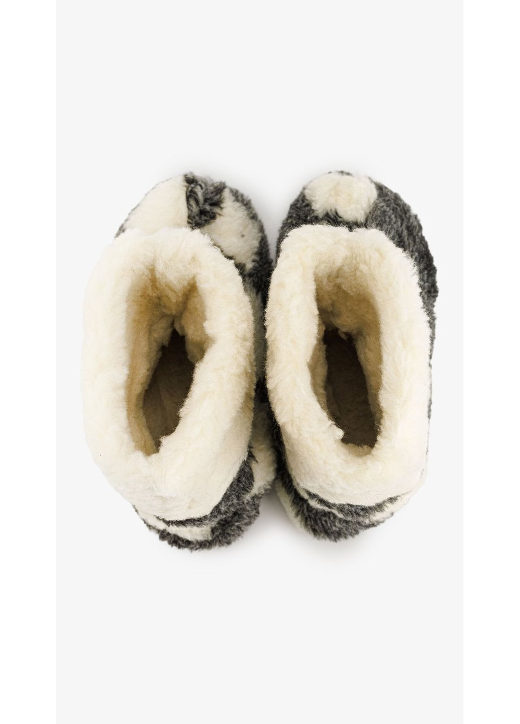 Серые тапочки-сапожки женские 21114 серо-белый shop (2000999299162) Добробут