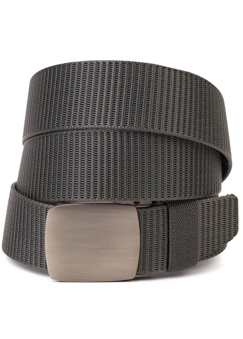 Практичний чоловічий ремінь з металевою пряжкою з текстилю 20597 Vintage (337353093)