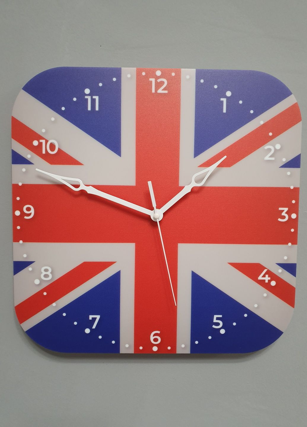 Годинник настінний прапор Великобританії No Brand (321973372)