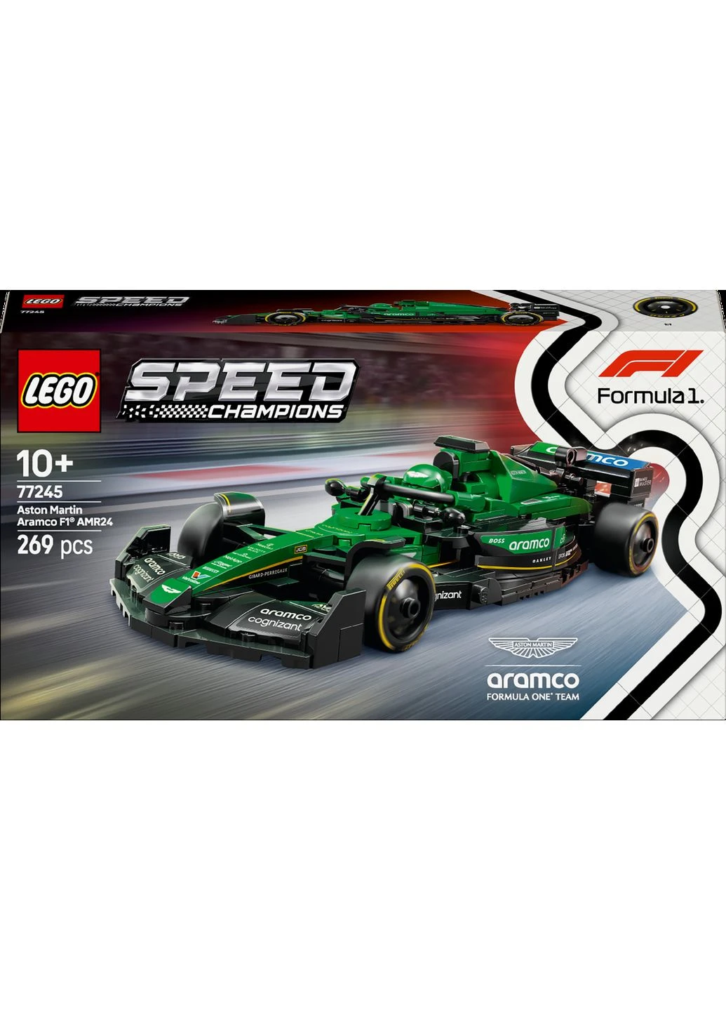 Лего Спід Чемпіонс Болід Астон Мартін Формула 1 Speed Champions Aston Martin Aramco F1 77245 Lego (372012515)
