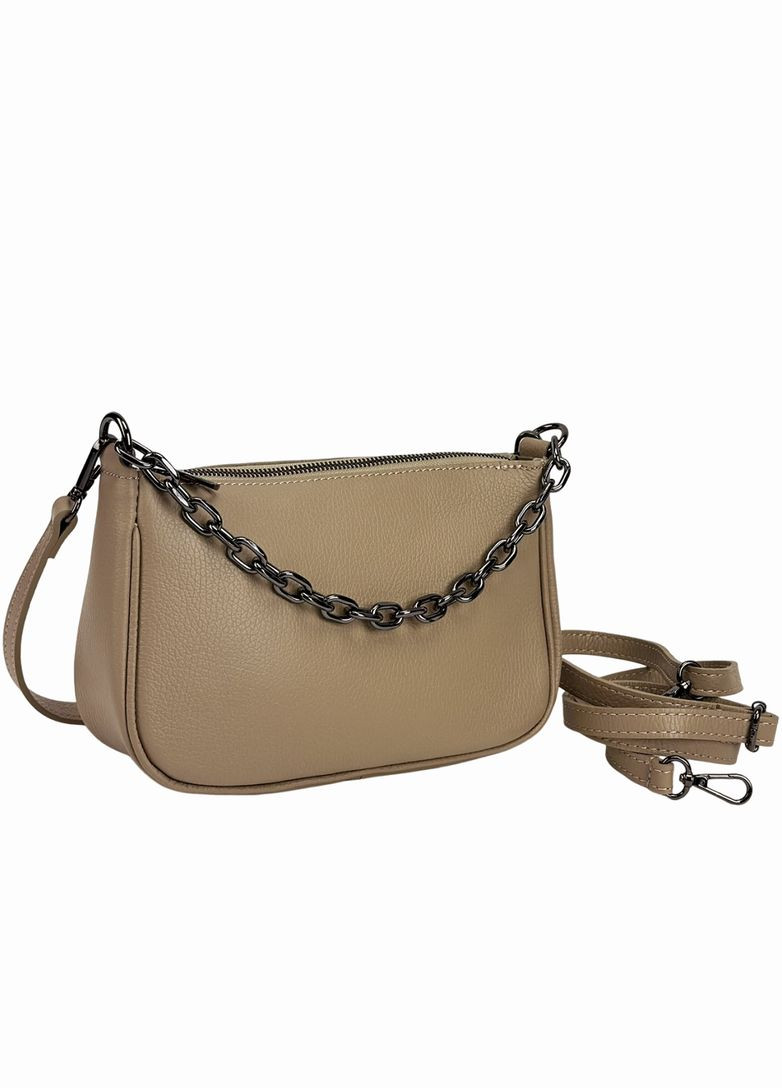 Элегантная сумка кроссбоди женская из натуральной кожи и цепочкой Italy RoyalBag F-IT-9833 (304726364)