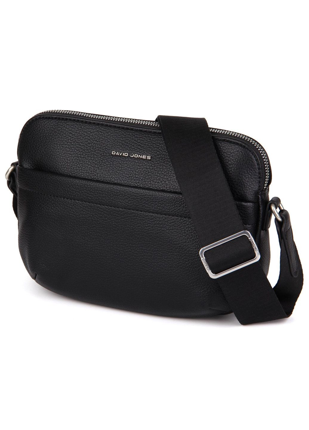 Женская сумка маленькая кросс-боди плечевой ремень 24 х 16 х 5 см 7778 черная David Jones (370299762)