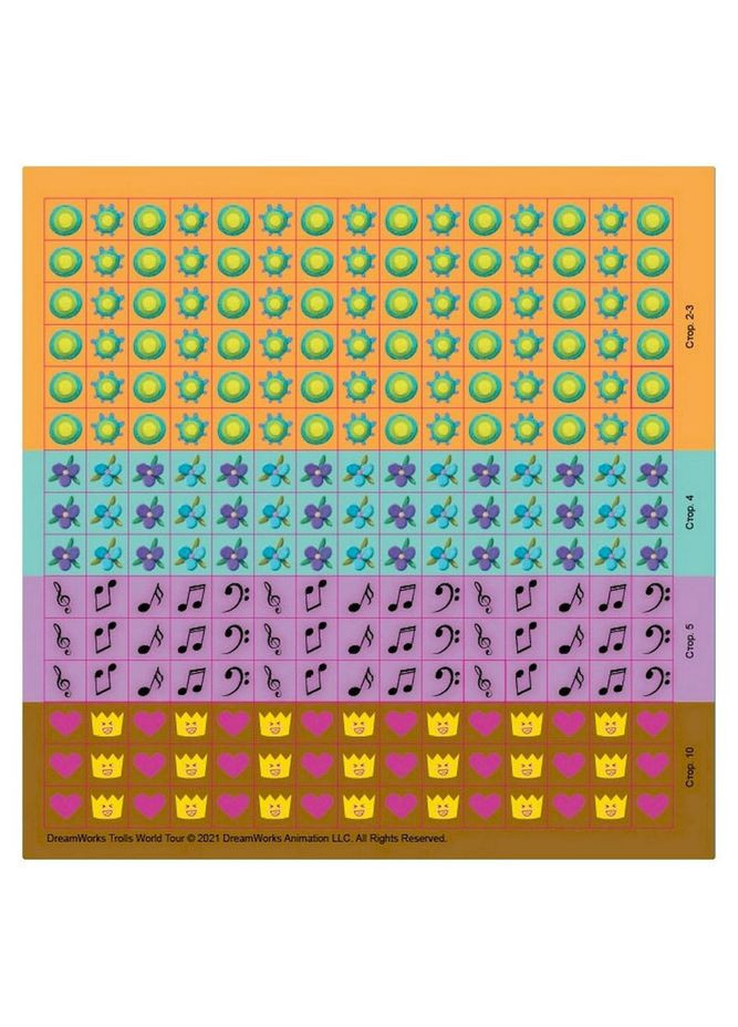 Лабиринты с наклейками "Безумные танцы" Тролли 1249012, 450 наклеек Ranok Creative (367967418)