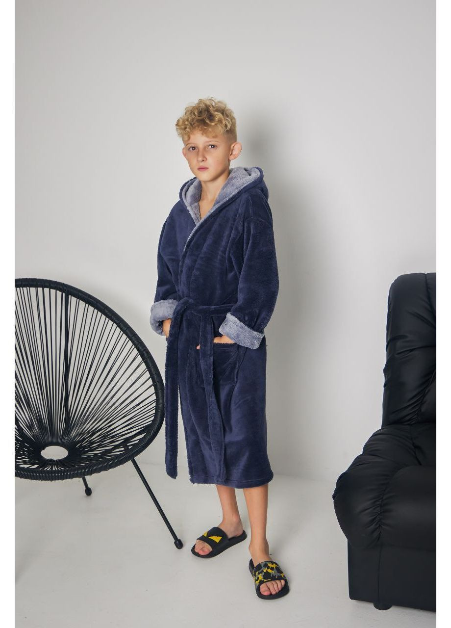 Халат дитячий махровий для хлопчика, теплий No Brand халат (366336875)