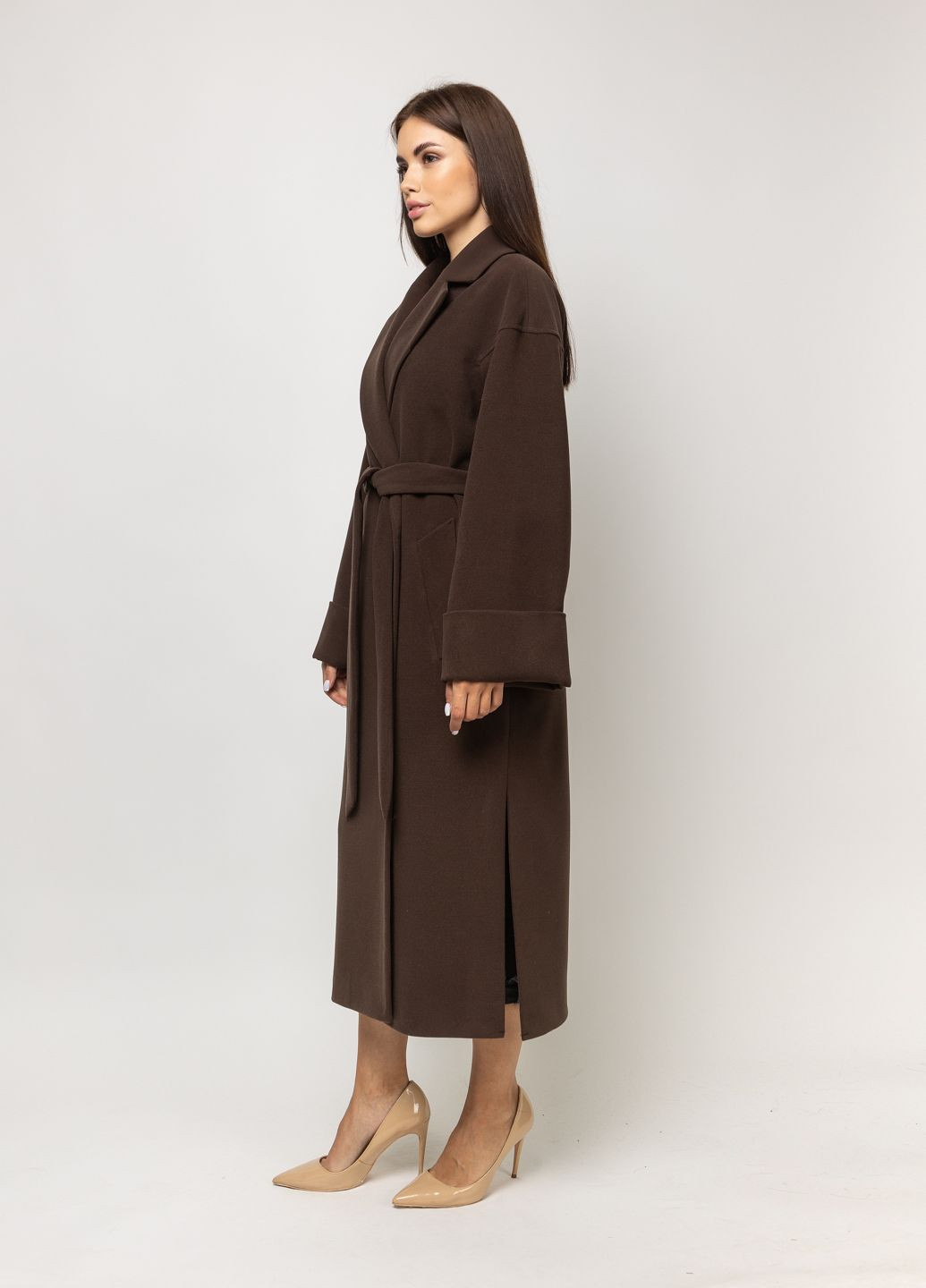 Темно-коричневое демисезонное Каталея шоколад O`zona milano