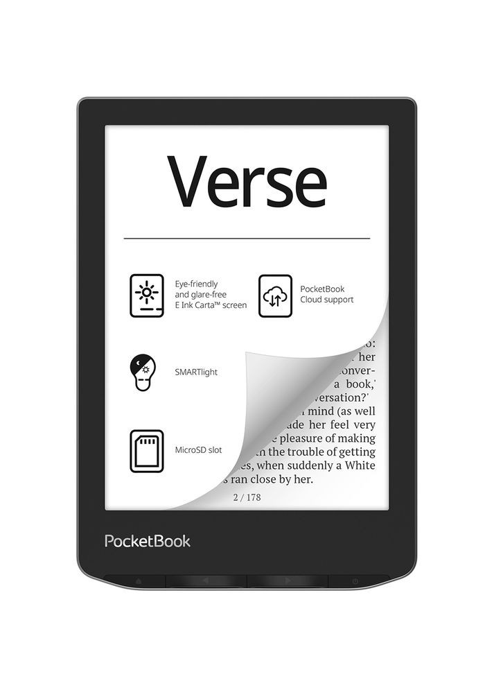 Електронна книга Verse Mist Grey (PB629-M-CIS) PocketBook (306745770)