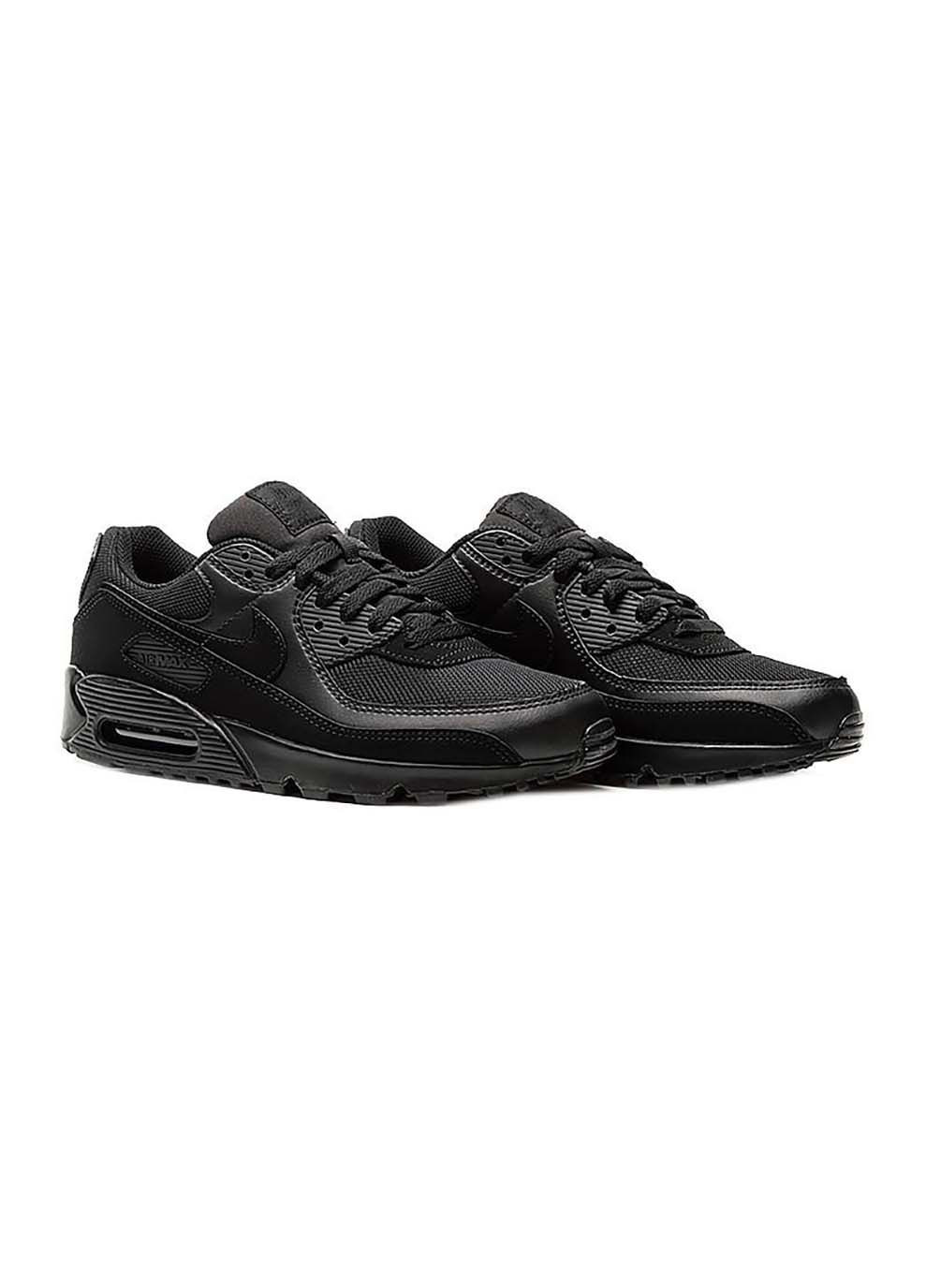 Черные демисезонные мужские кроссовки air max 90 черный Nike