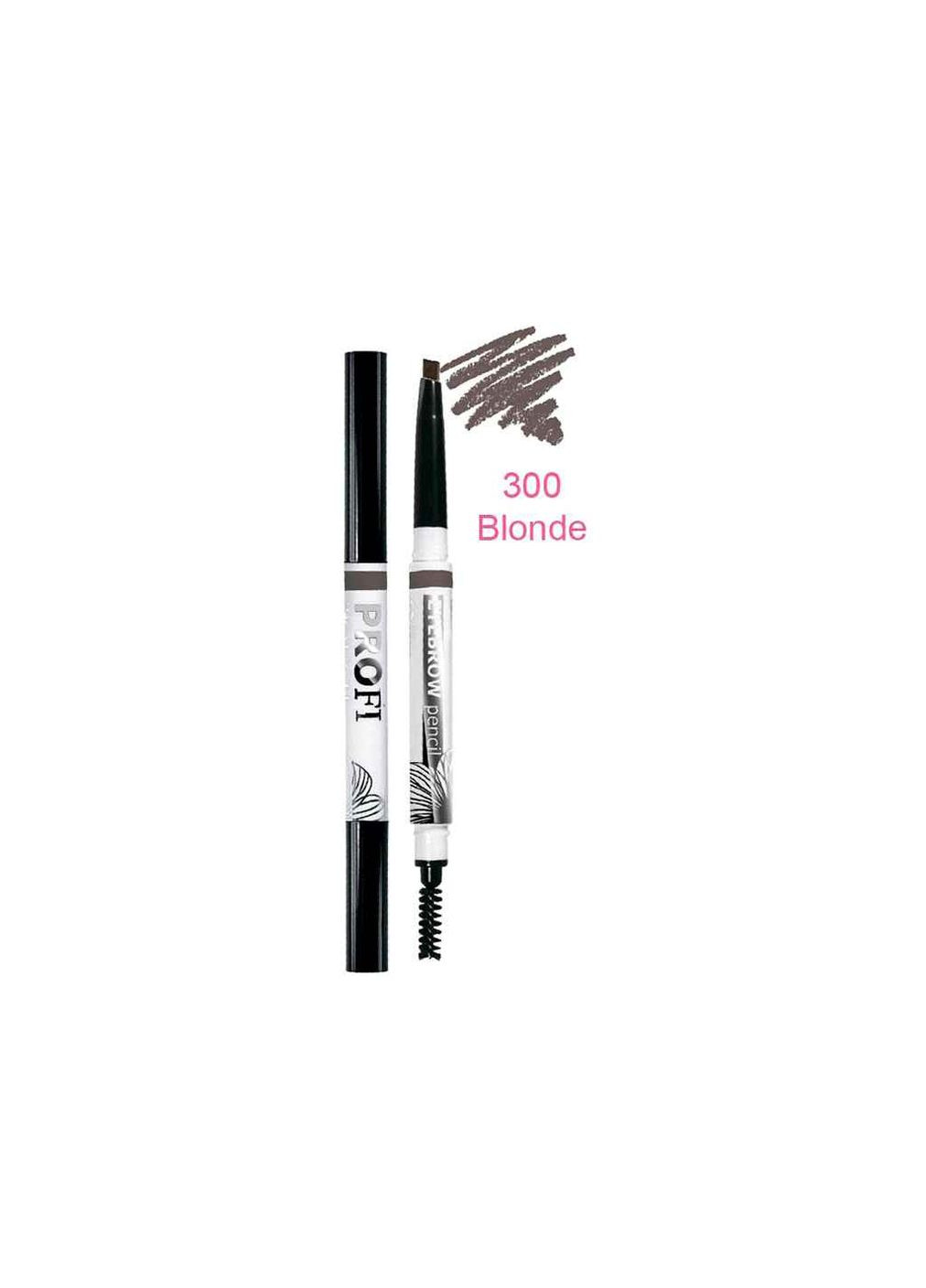Карандаш для глаз и бровей со щеточкой Blonde Profi Touch Eyebrow 3 Colour Intense (364684240)