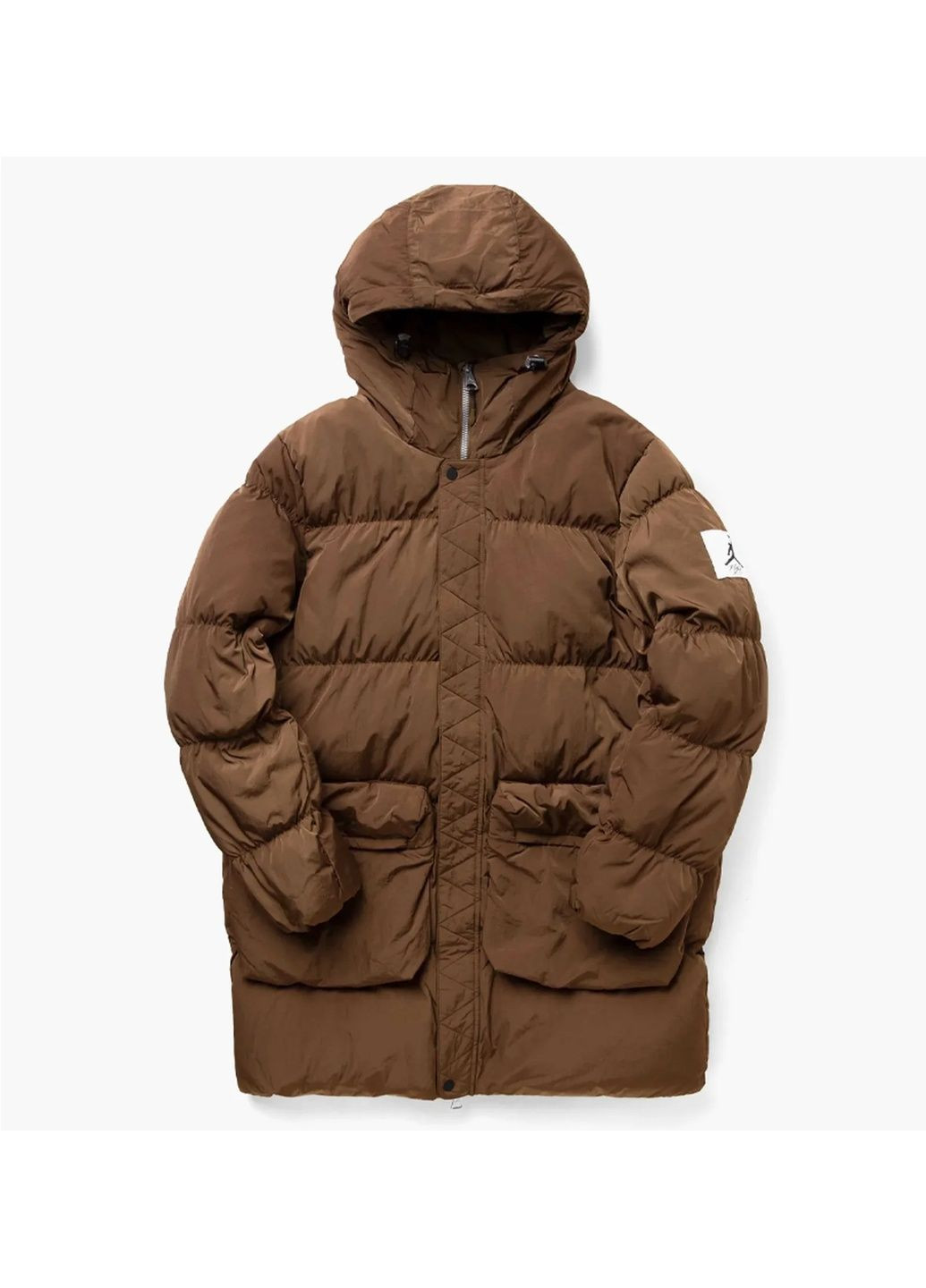 Коричневая мужская куртка m j ess stmt parka brown dq7346-385 Air Jordan