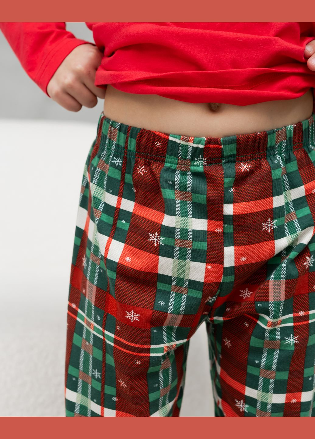 Красная подростковая пижама для мальчика со штанами Tom John