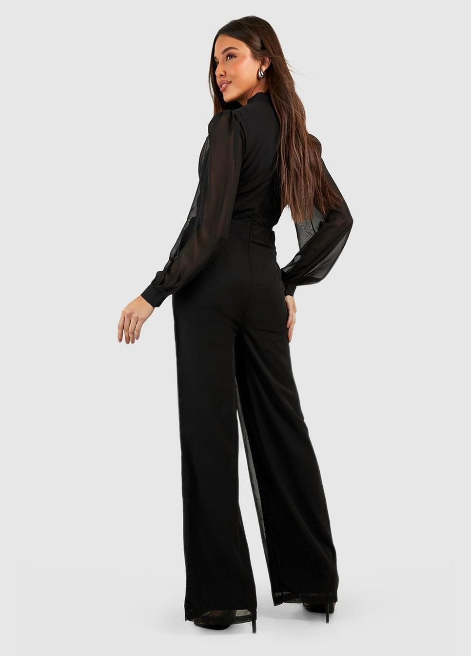 Комбинезон Boohoo чёрный