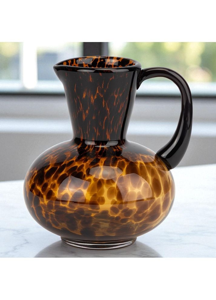 Ваза скляна Вогняний танок, 19 см Home Decor (362133874)