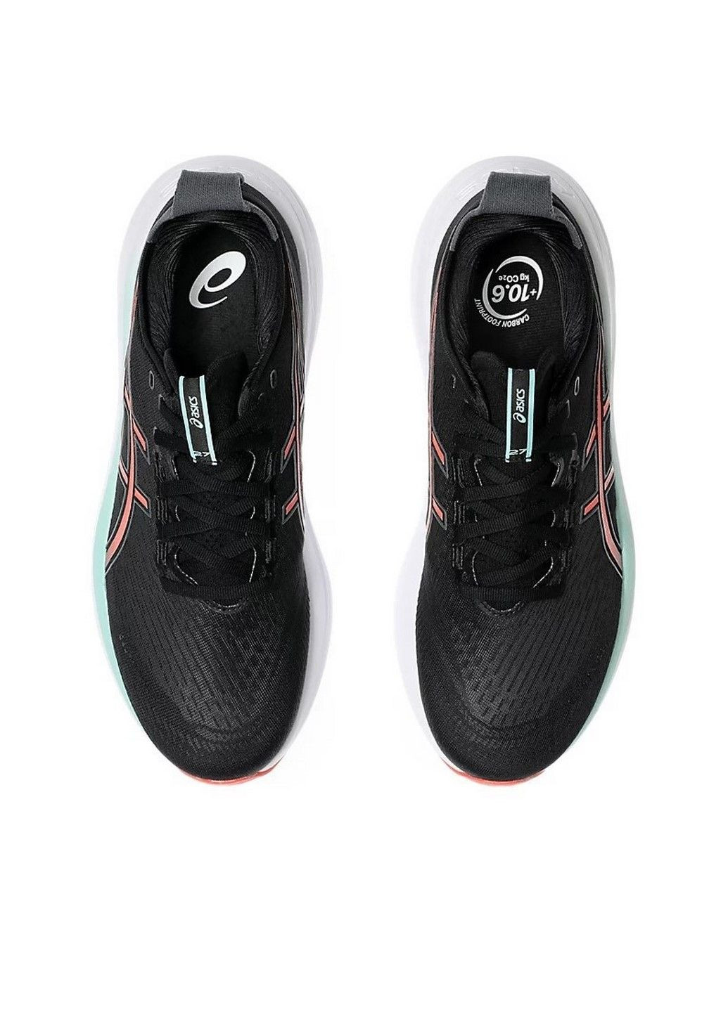 Чорні Літні чоловічі бігові кросівки gel-nimbus 27 1011b958-004 Asics