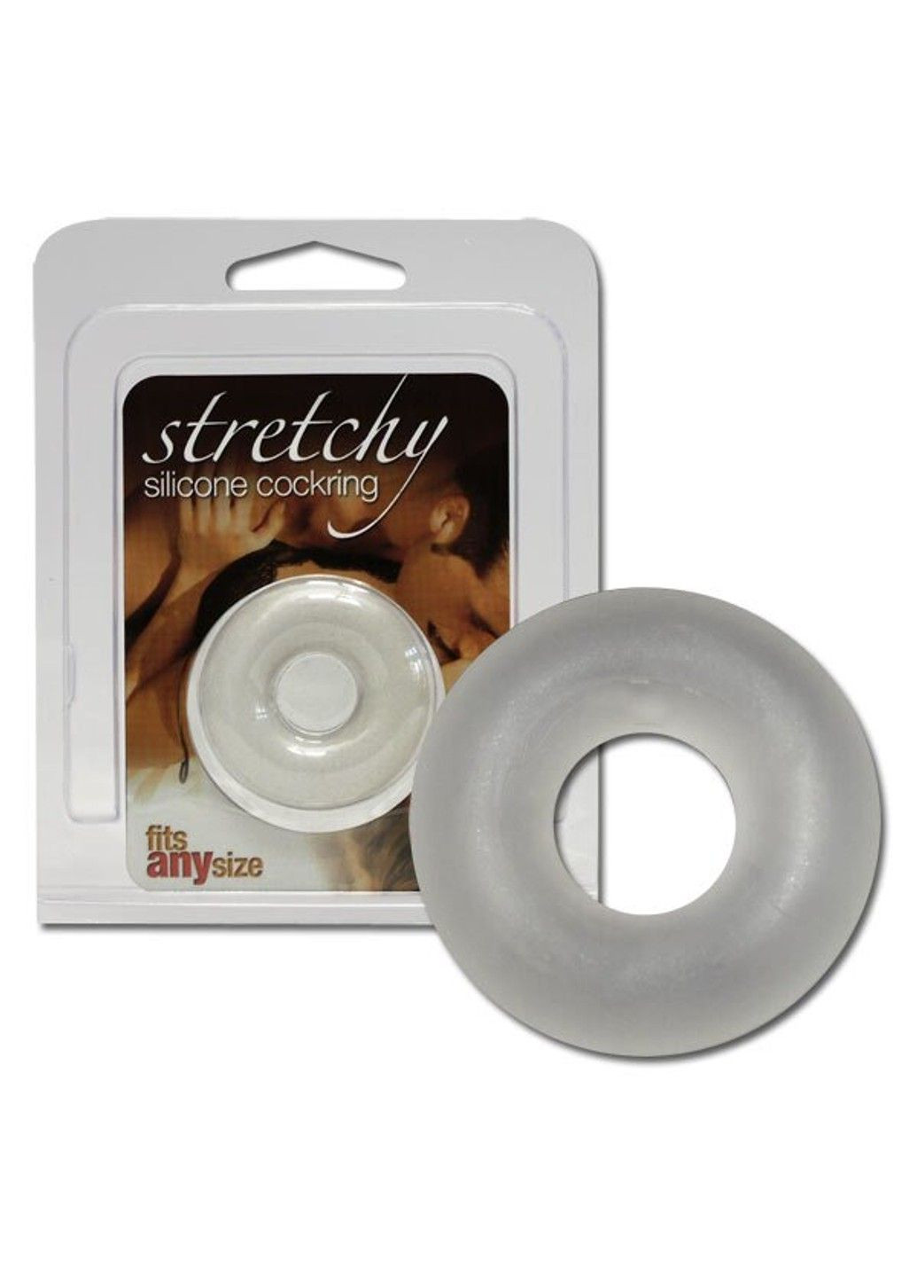 Толстое эрекционное кольцо STRETCHY No Brand (284236135)