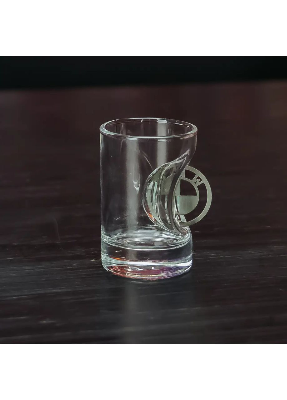 Рюмки на подставке 6 шт. в деревянной упаковке Подарок автомобилисту BMW Handmade 225-001-063 (366889335)