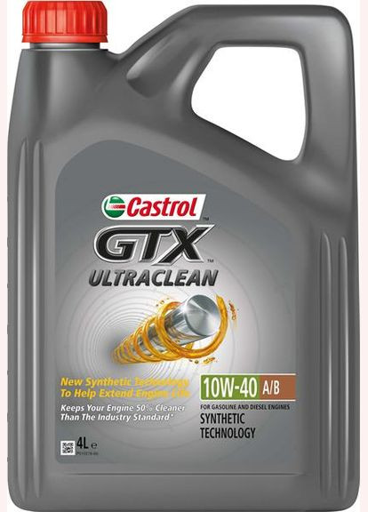 Моторна олива GTX ULTRACLEAN 10W40 Castrol (303281315)