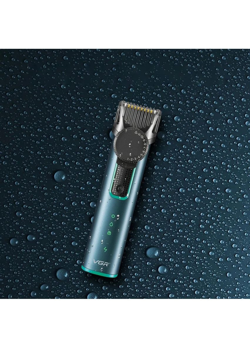 Аккумуляторный триммер с USB зарядкой и регулируемой насадкой профессиональный беспроводной триммер (MS199) VGR (361029175)