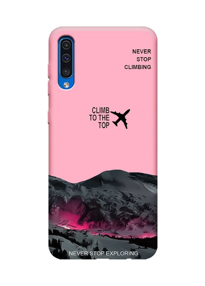 Матовый чехол на Samsung Galaxy A50 (2019) A505/A30s Поднимись на вершину (принт 419) Creative (370169589)