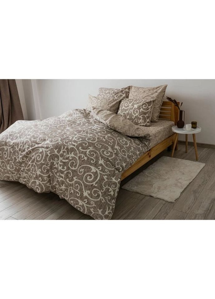 Постельное белье семейное Soft dreams Beige and White 2-03860-25169 150х215х2 см ТЕП (336328805)