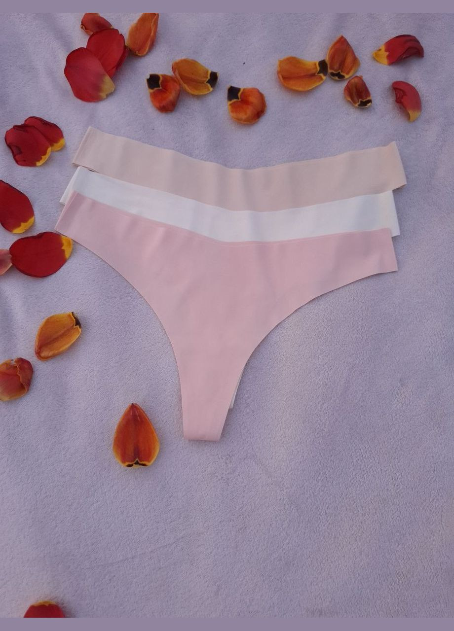 Набор безшовных трусиков стринг 3 шт Finetoo Стрінги (330258895)