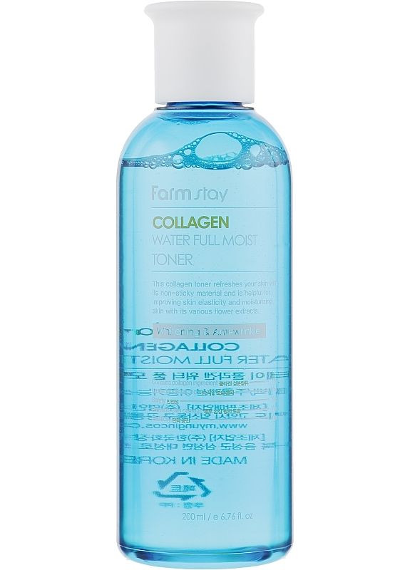 Зволожувальний тонер з колагеном Collagen Water Full Moist Toner 200ml (2-936330) FarmStay (369797293)