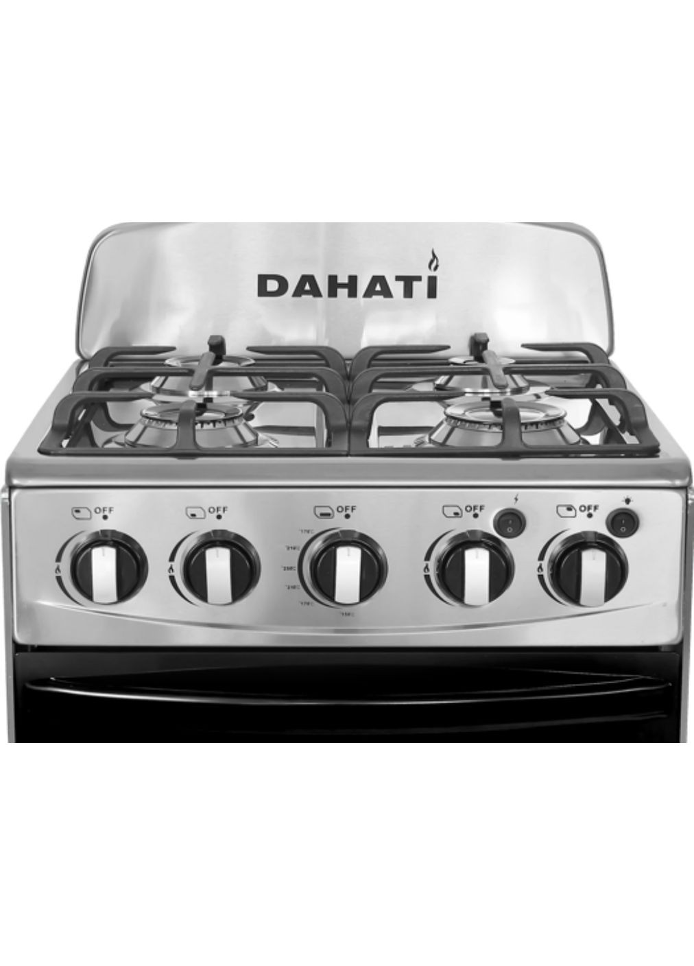 Газовая плита газовая бытовая 2000-07х нержавейка чугун DAHATI