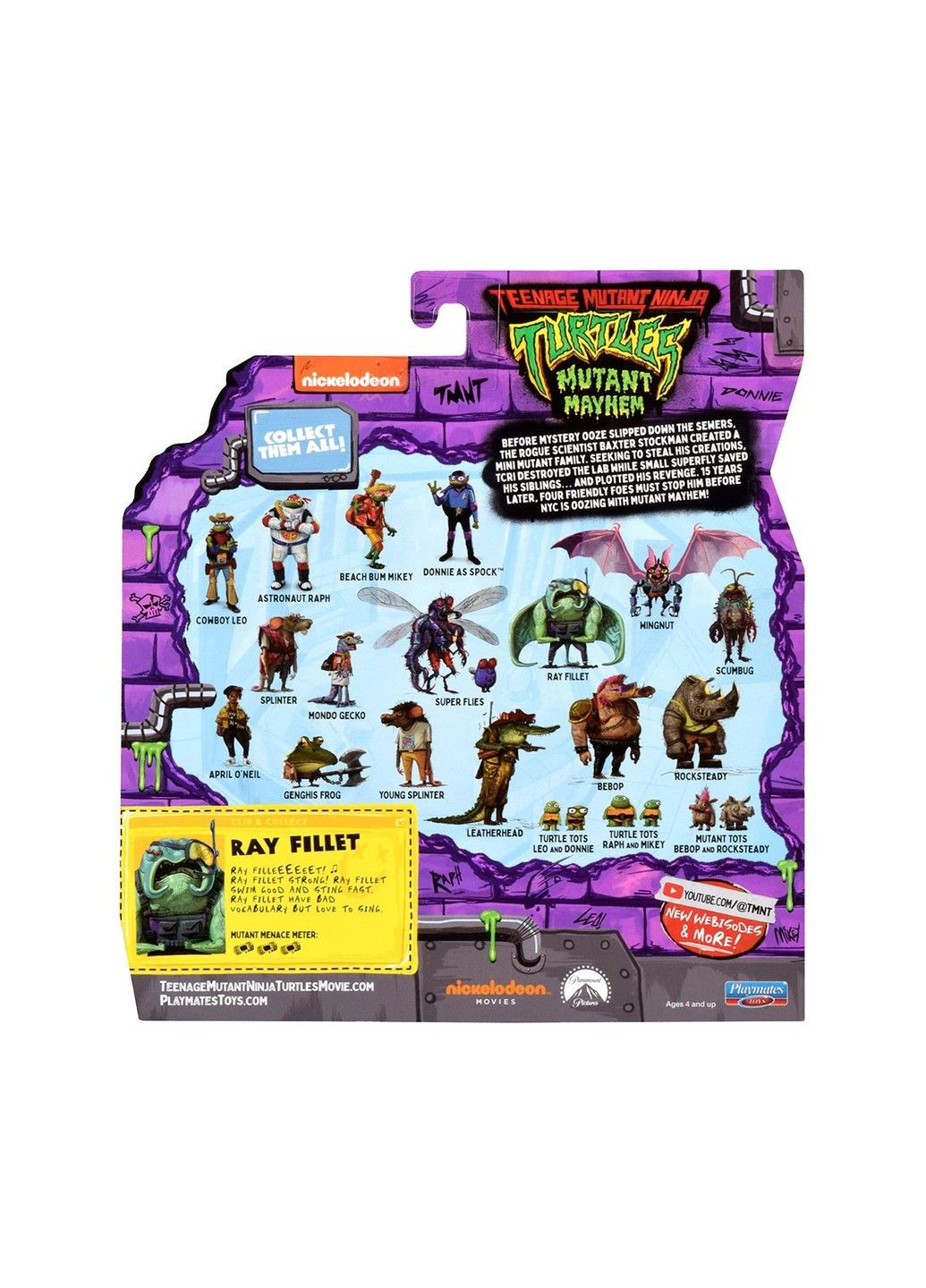 Ігрова фігурка серії Черепашки-Ніндзя - Рей Філлет TMNT (331297338)