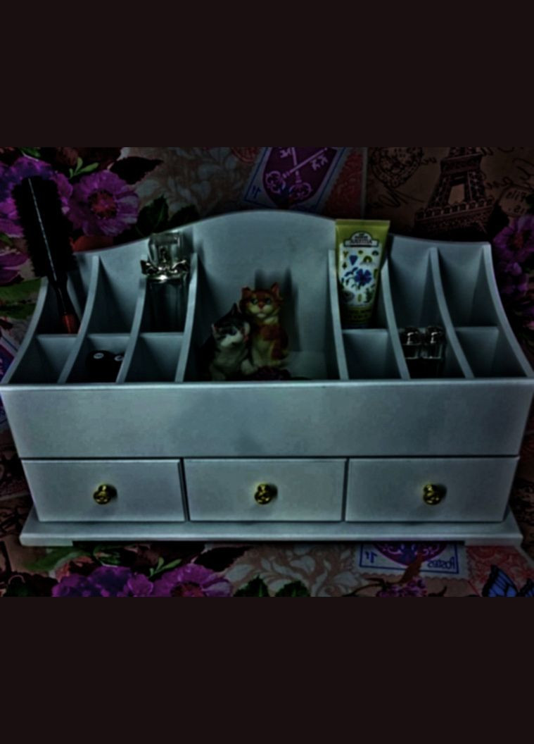 Мини-комод из дерева Петалинг маренго (МНК-001819) No Brand (328230204)