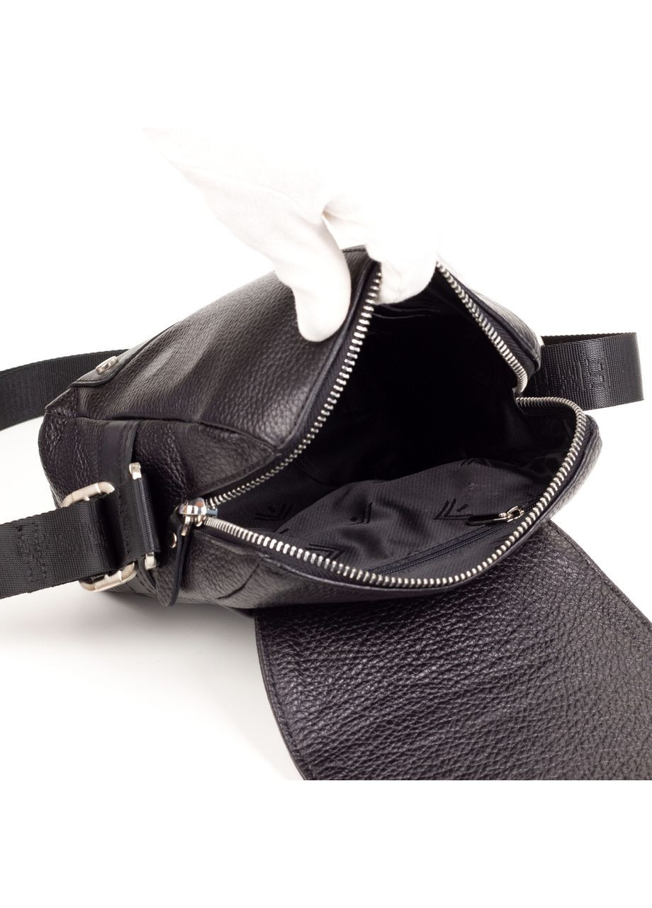 Чоловіча сумка шкіряна 6070-18-1 чорна Eminsa (261481688)