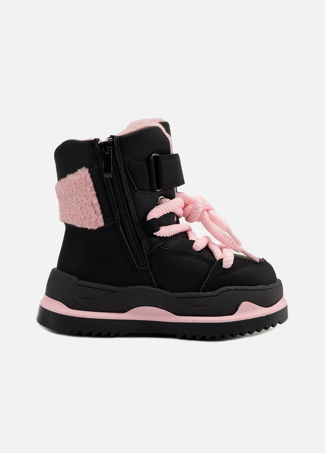 Черные зимние дутики для девочки цвет черный cb-00258099 Yuki