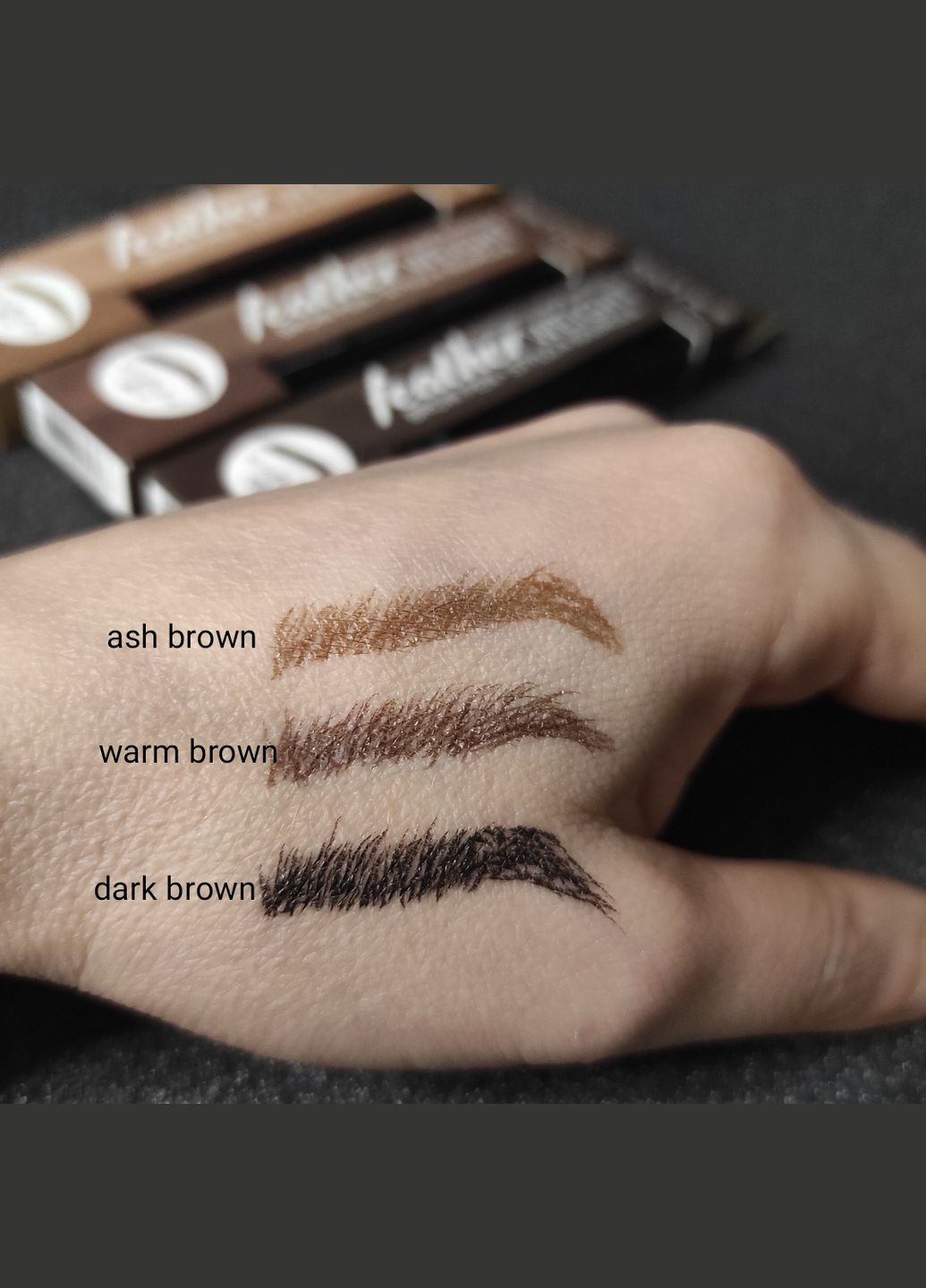 Олівець-маркер для брів Feather Weight Brow Pencil - Ash brown Technic (300091220)