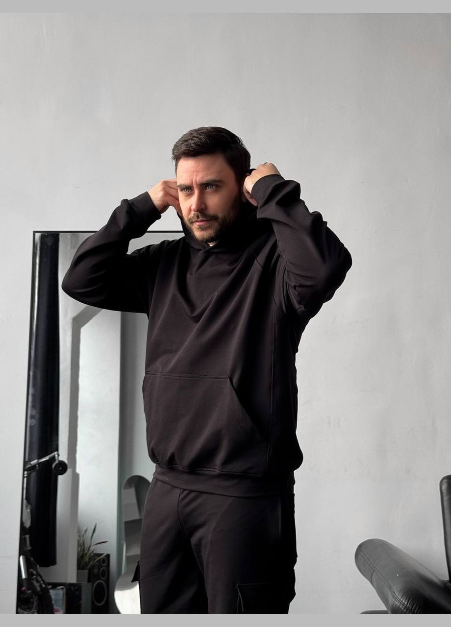 Мужской спортивный костюм Jack с худой черный. No Brand (327845512)