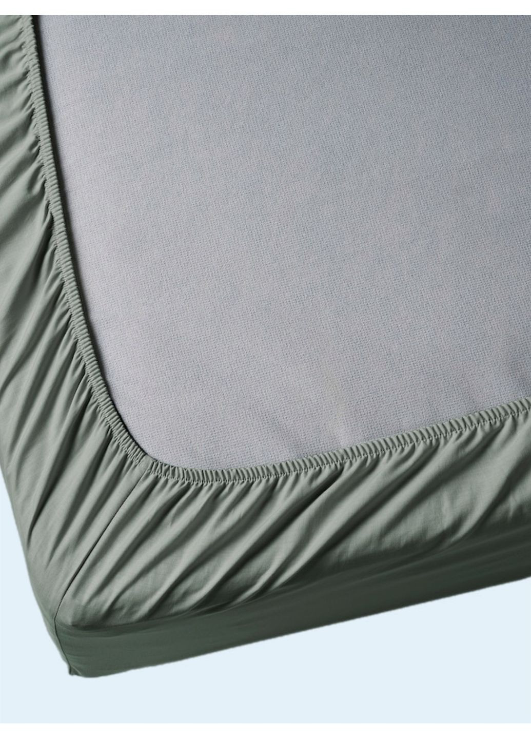 Простирадло на гумці ІКЕА Сіро IKEA (360977878)