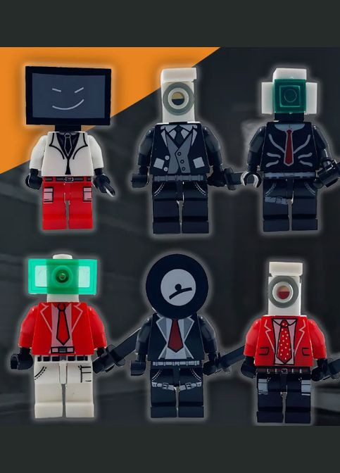 Дитячий набір фігурок Skibidi Toilet фігурки іграшкові чоловічки герої Скібіді Туалет OEM (322068575)