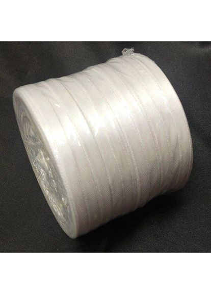 Біла стрічка атласна 0,6 см (23 м) Sindtex (АЛ06-001) Plus-plus (352744030)