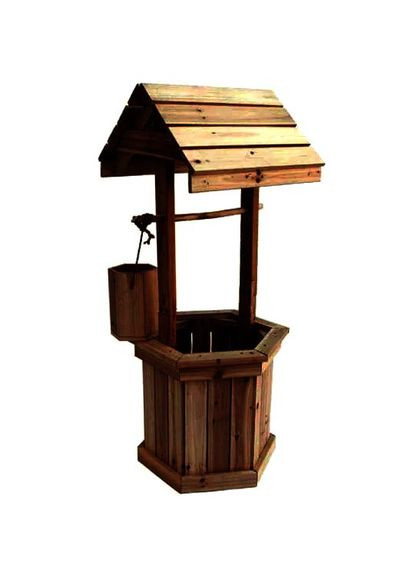 Декоративний колодязь з дерева Моурант мускат (КОС-001607) No Brand (328960486)