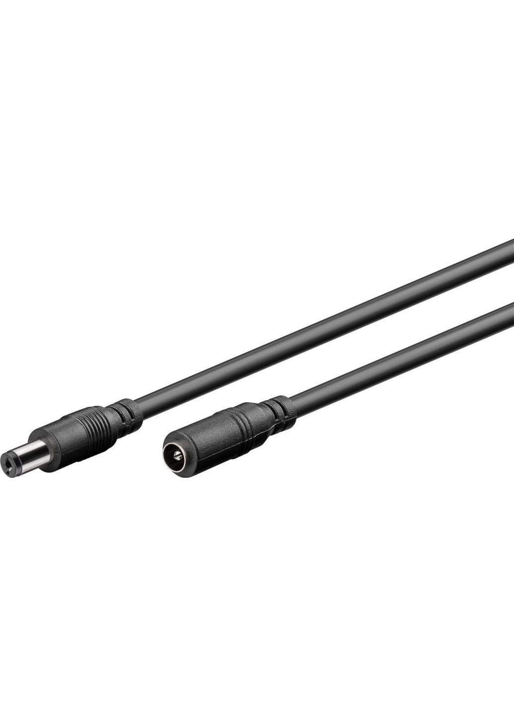 Кабель питания удлинитель Jack DC M/F (папа/мама) 5.0m 5.5x2.1mm AWG20 D=5.0mm Cu Goobay (369646178)