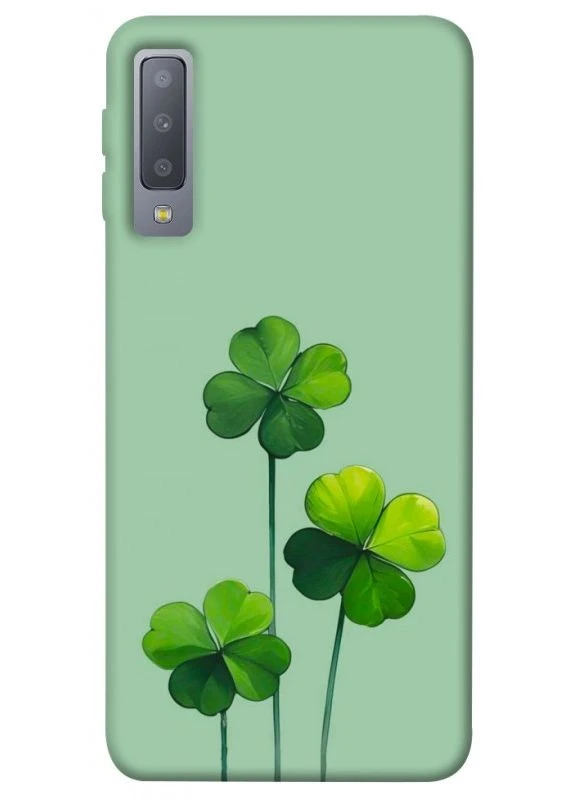 Чехол с принтом для Samsung A750 Galaxy A7 (2018) / для самсунг галакси А7 Lucky clover No Brand (338603703)