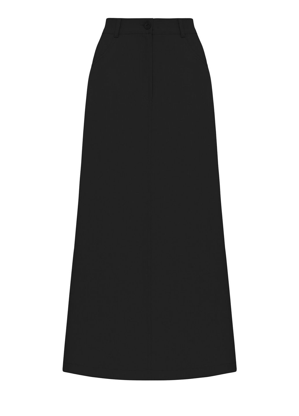 Черная кэжуал однотонная юбка Garne