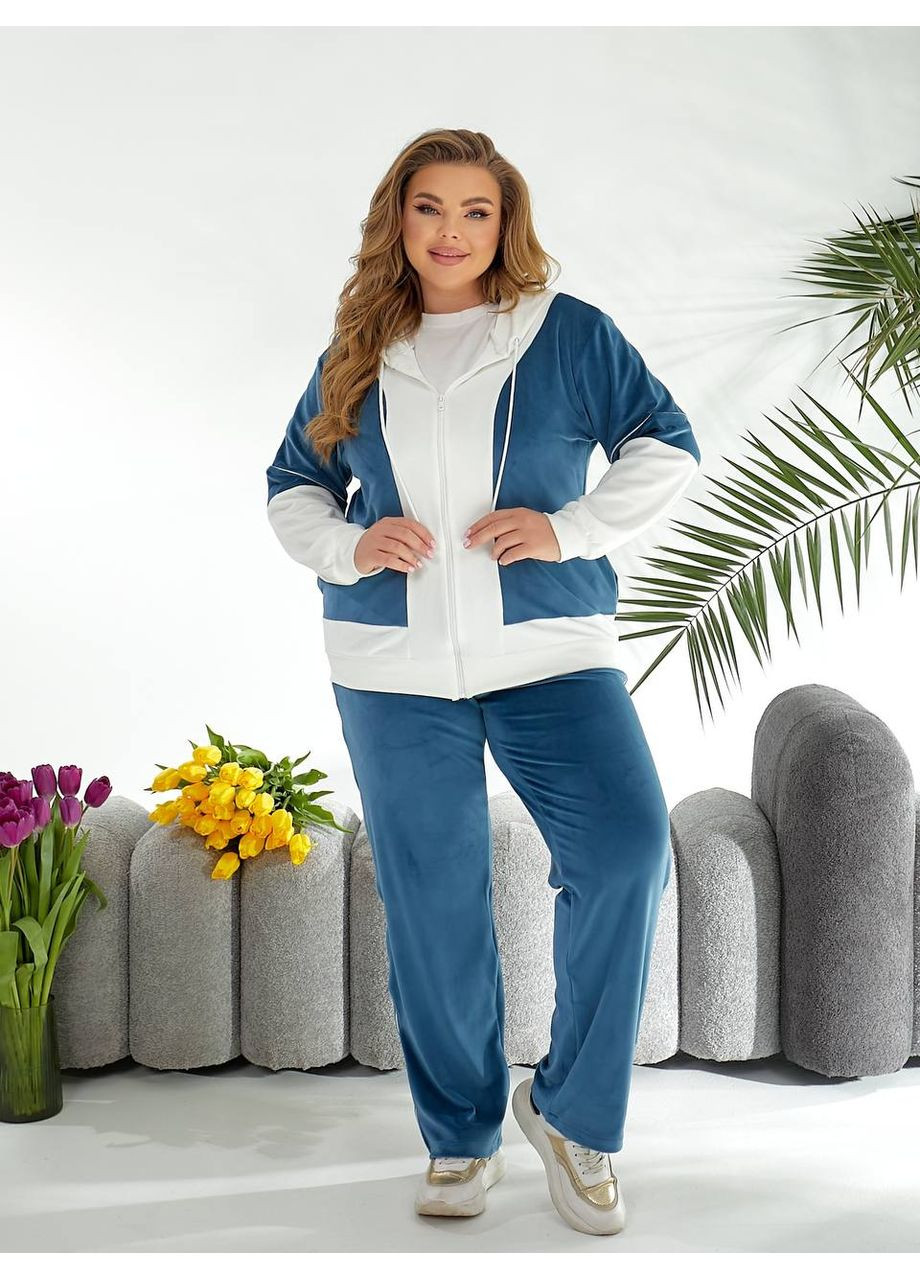 Костюм велюровий, що чудово тягнеться (заміри в описі) Vione (368880762)