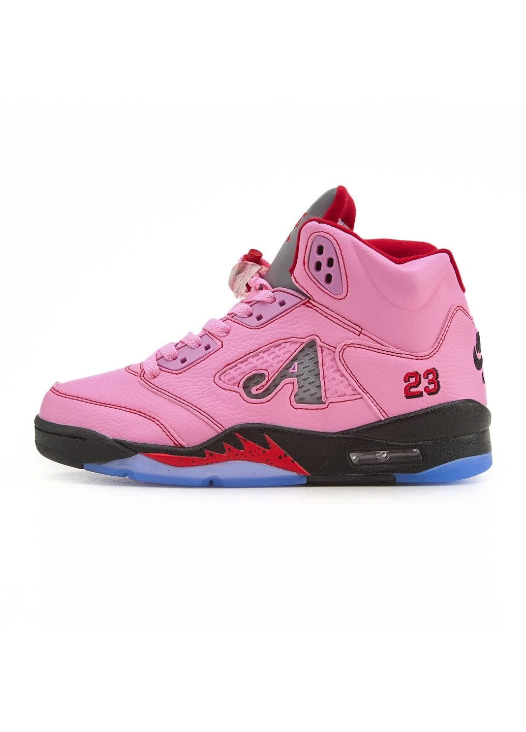 Розовые летние кроссовки nike air jordan 5 retro awake ny arctic pink найк аир джордан No Brand