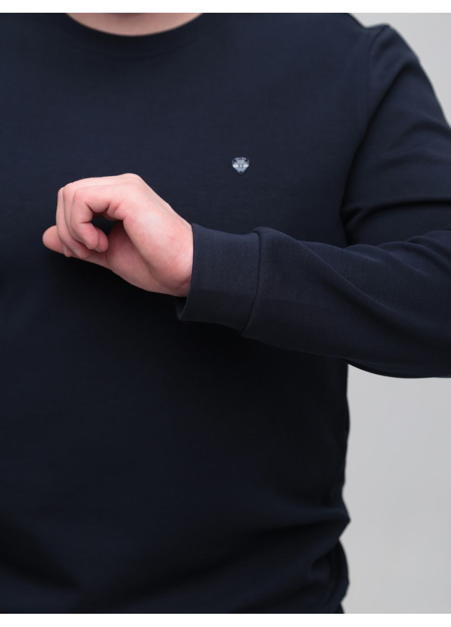 Темно-синий свитшот мужской темно-синий однотонный MarcoStar однотонный (363553828)