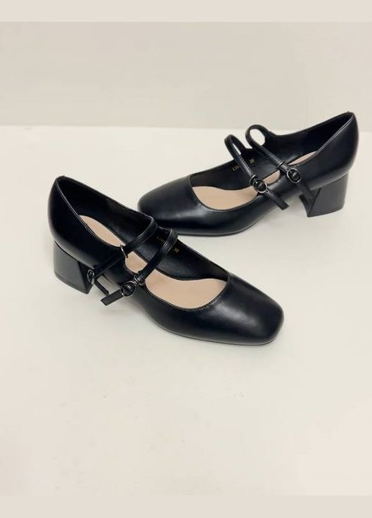 Meideli Туфли женские мери джейн черный з искусственная кожа, — всесезон (324272087)