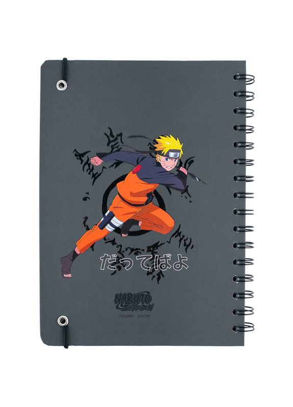 Блокнот пруж. A5 80арк. кліт. тв. обкл. Naruto NR24-190/ / Kite (358203416)