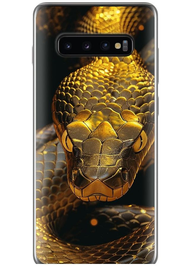Силіконовий чохол 'Golden snake' для Endorphone Samsung Galaxy S10 Plus (286768192)