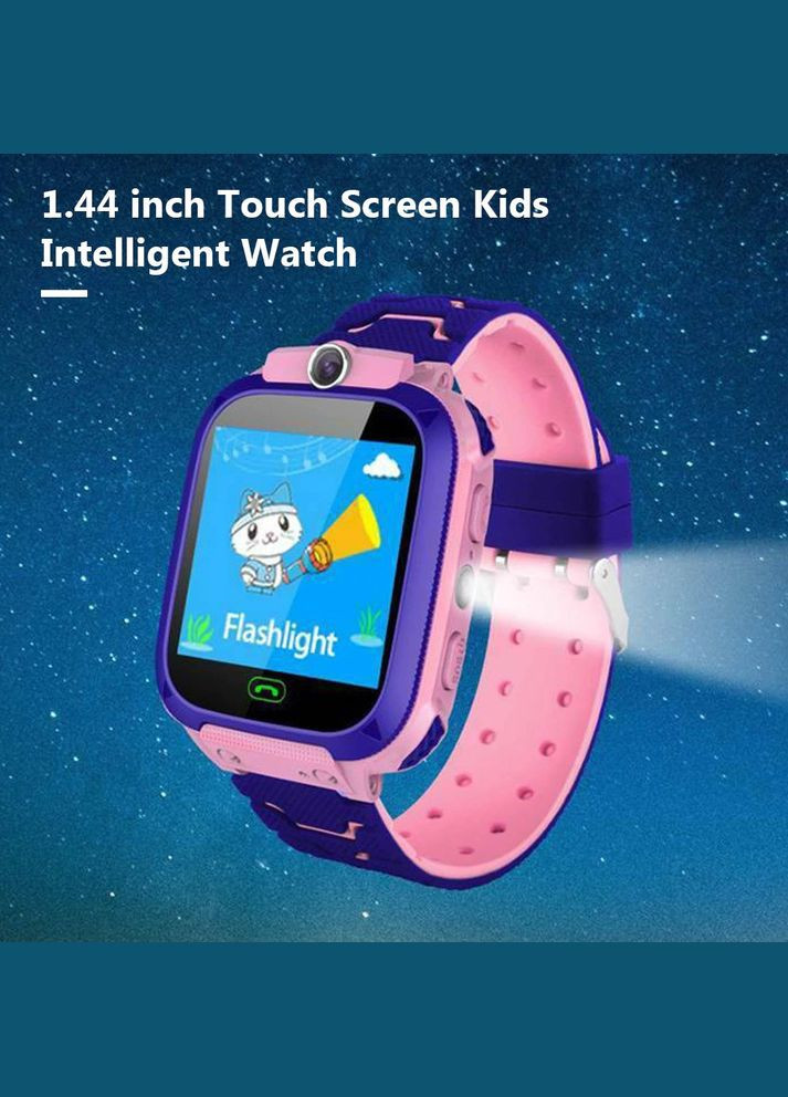 Детские смарт часы-телефон Aishi Q12 с GPS (Pink) No Brand (322864297)