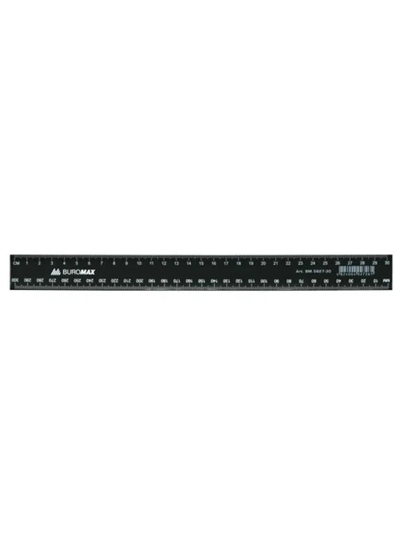 Лінійка 30см, plastic, black, blister (BM.5827-30) Buromax (399139656)